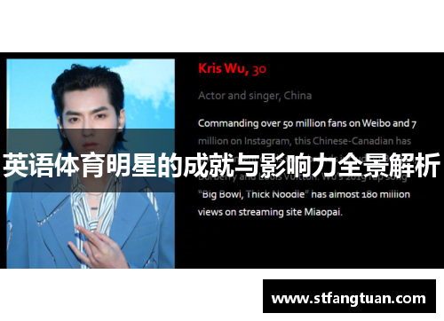 英语体育明星的成就与影响力全景解析